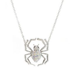 Spider Design Round Cut Necklace
