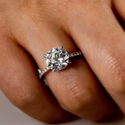 Classic Half Eternity Engagement Ring