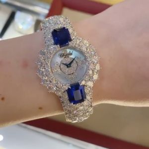 Luxury Emerald & Pear Watch