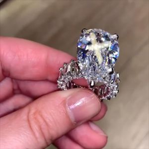 Unique Cocktail Pear Cut Engagement Ring