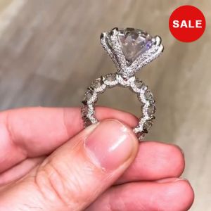 Six-Prong Oval Cut Engagement Ring